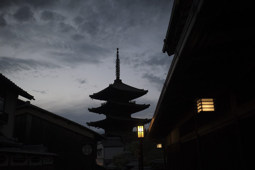 Yasaka pagoda at blue hour, Kyoto